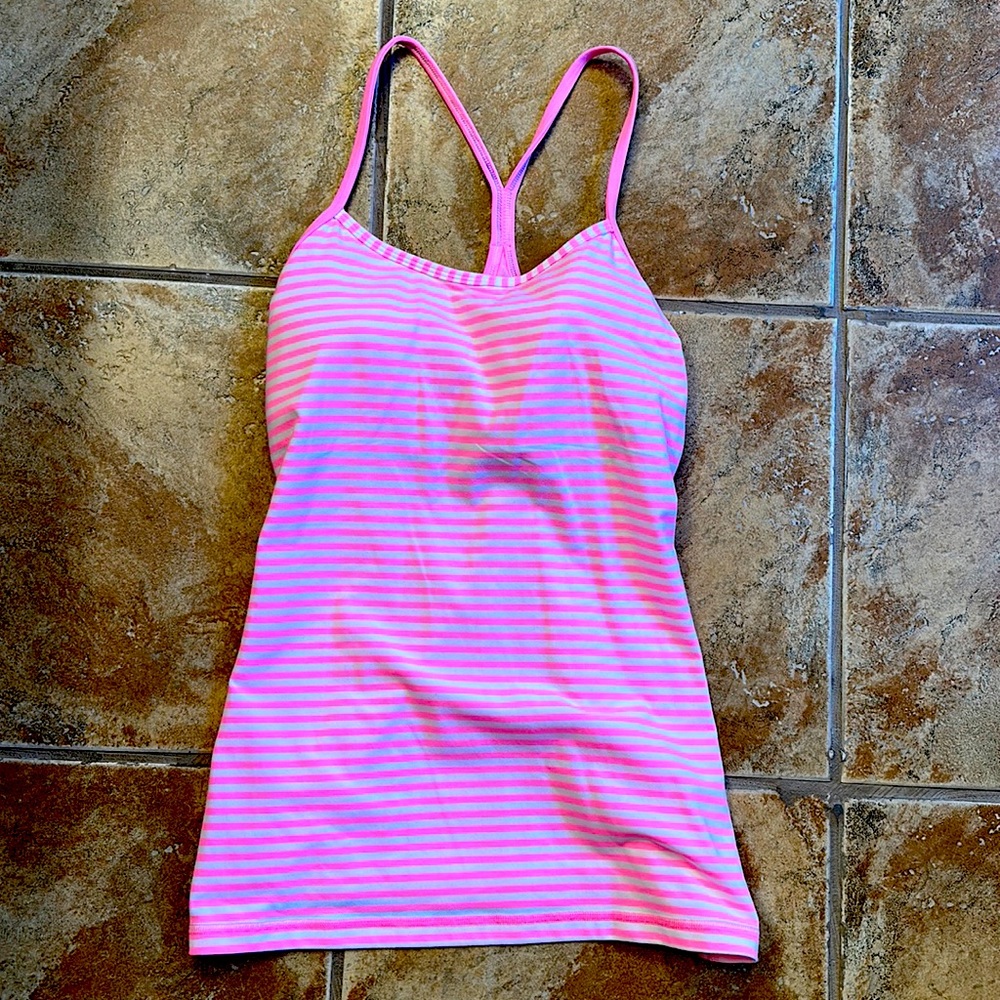 Lululemon Power Y Tank Sz 8